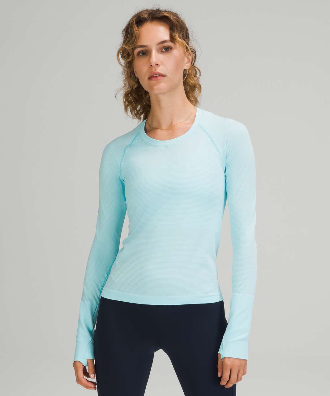 Lululemon Swiftly Tech Long Sleeve Crew, Iced Iris, 10 : Buy