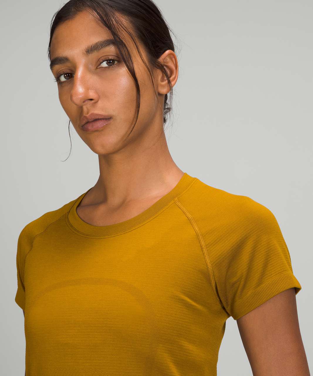 Lululemon Swiftly Tech Short Sleeve Shirt 2.0 *Race Length - Gold Spice / Gold Spice