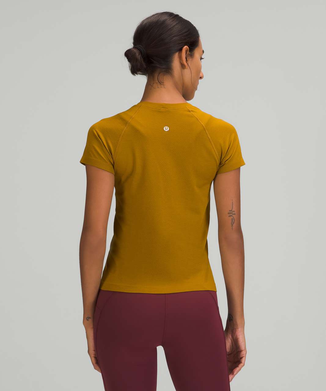 Lululemon Swiftly Tech Short Sleeve Shirt 2.0 *Race Length - Gold Spice / Gold Spice