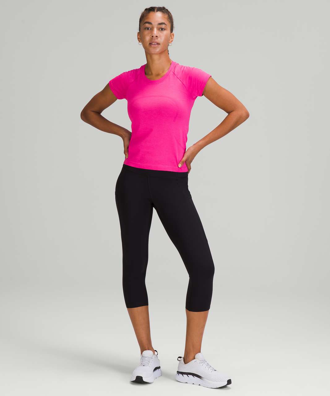 Lululemon Swiftly Tech Short Sleeve Shirt 2.0 *Race Length - Sonic Pink /  Sonic Pink - lulu fanatics