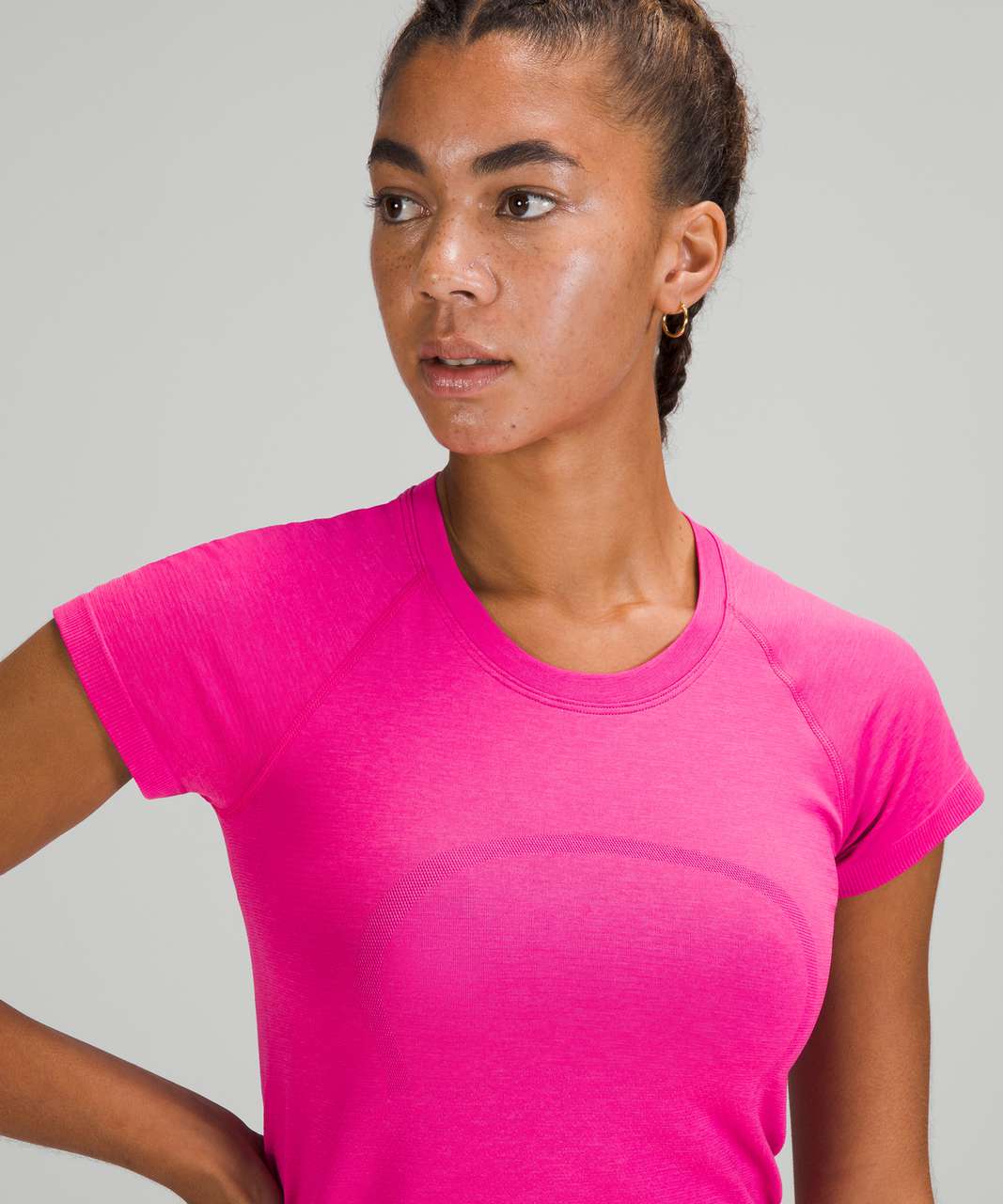 Lululemon Swiftly Tech Short Sleeve Shirt 2.0 *Race Length - Sonic Pink / Sonic Pink