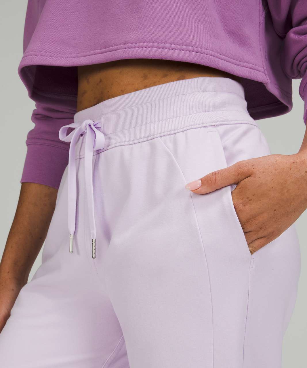 Lululemon Scuba High-Rise French Terry Jogger - Lavender Dew