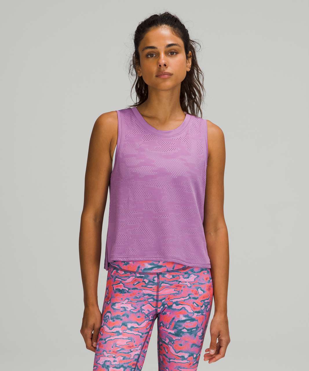 Lululemon Train to Be Tank Top *Camo - Dot Camo Wisteria Purple - lulu  fanatics