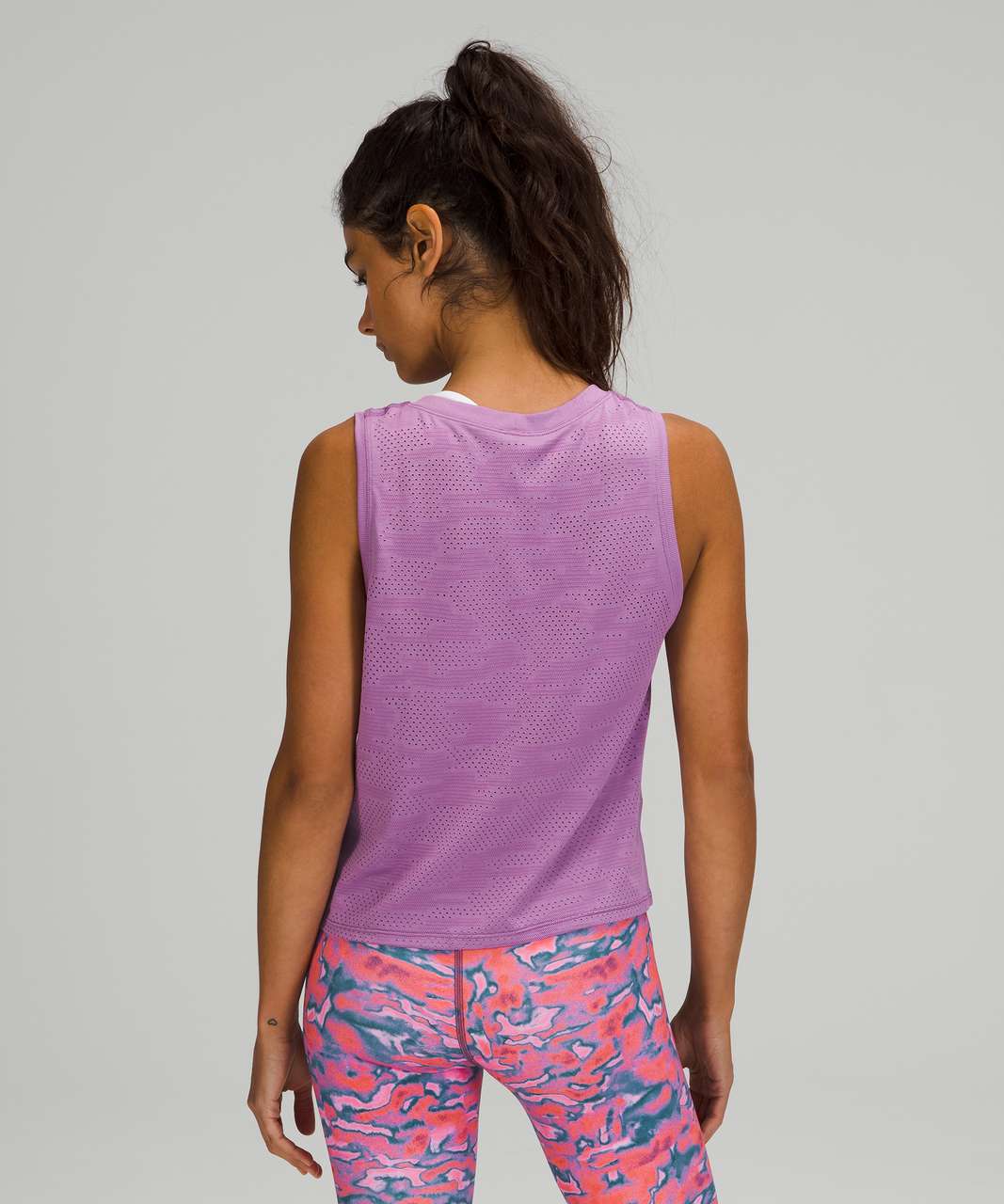 Lululemon Train to Be Tank Top *Camo - Dot Camo Wisteria Purple - lulu  fanatics