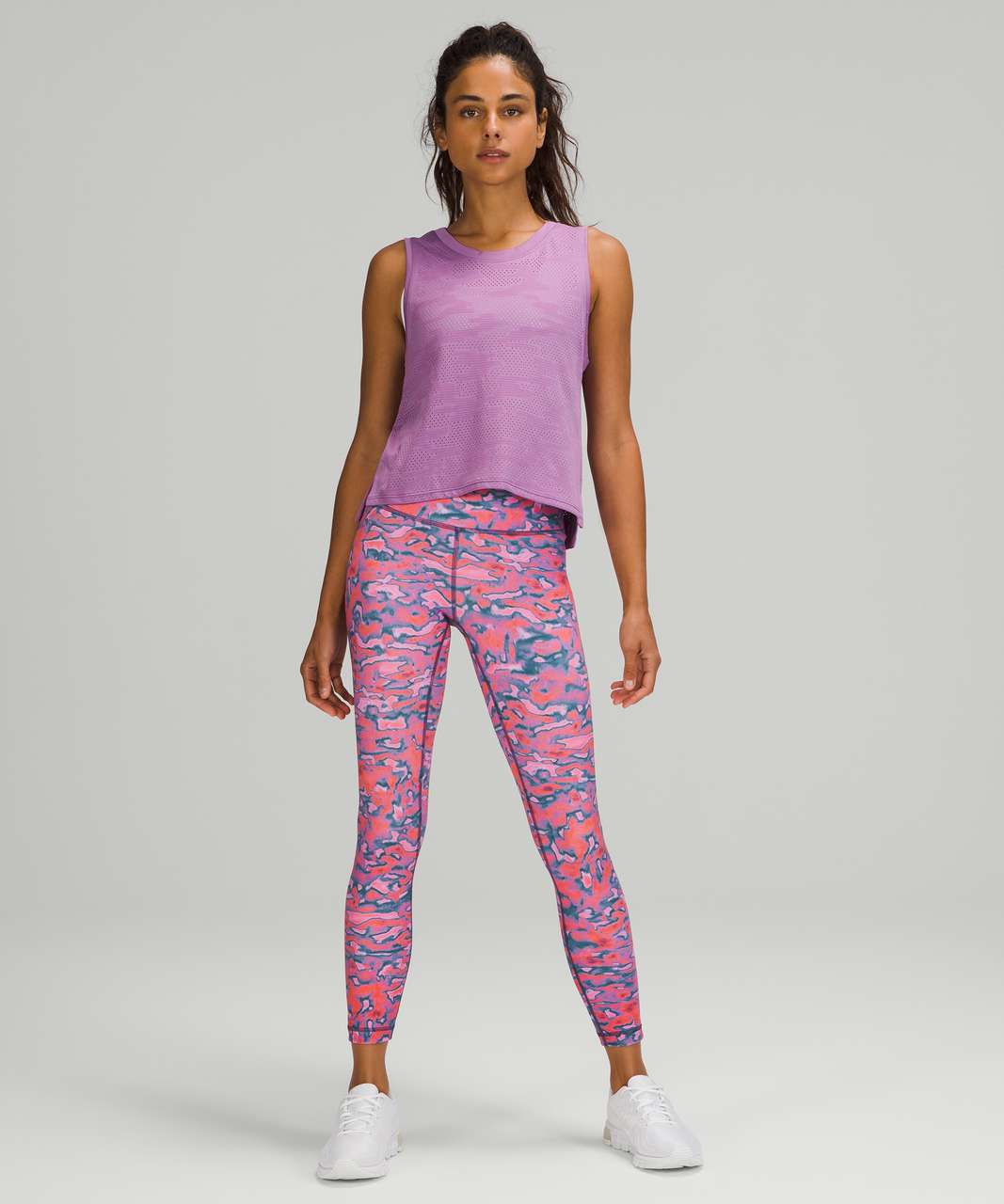 Lululemon Train to Be Tank Top *Camo - Dot Camo Wisteria Purple