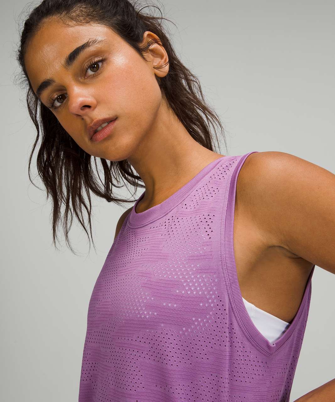 Lululemon Train to Be Tank Top *Camo - Dot Camo Wisteria Purple