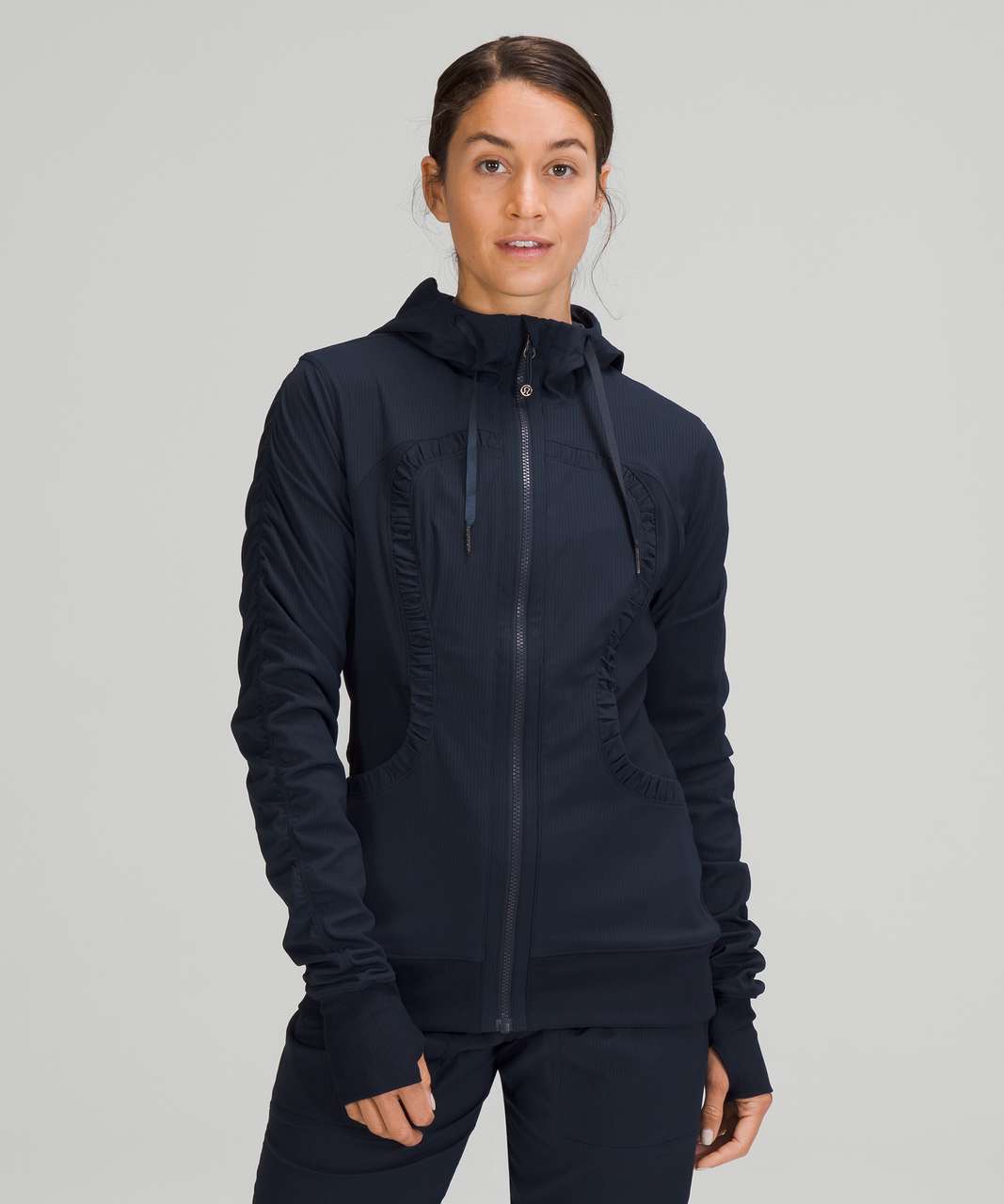 Lululemon Dance Studio Jacket - True Navy / Heathered True Navy - lulu  fanatics