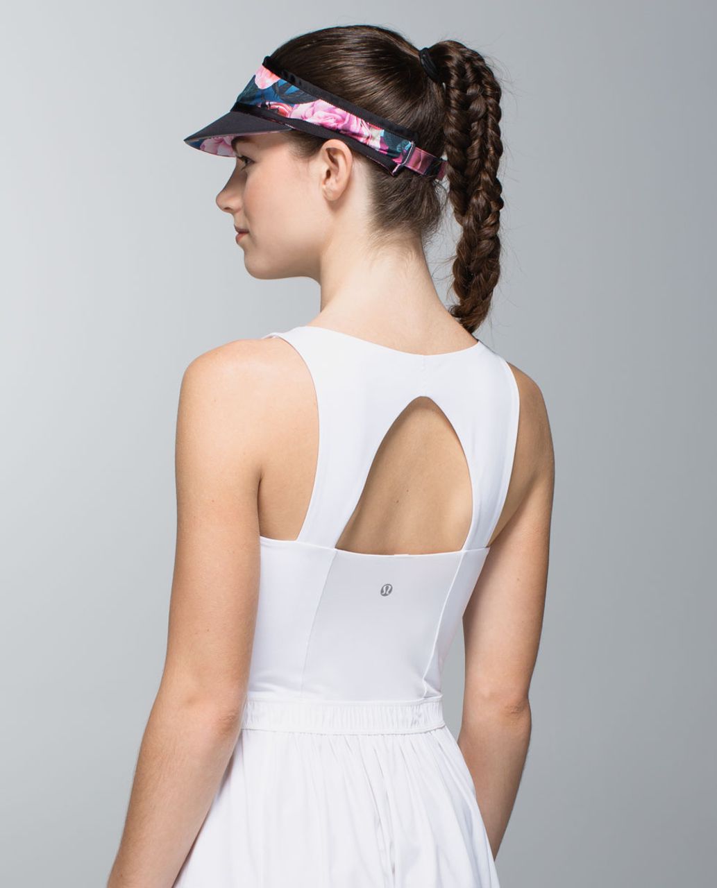 Lululemon Perfect Pace Visor - Secret Garden / Black