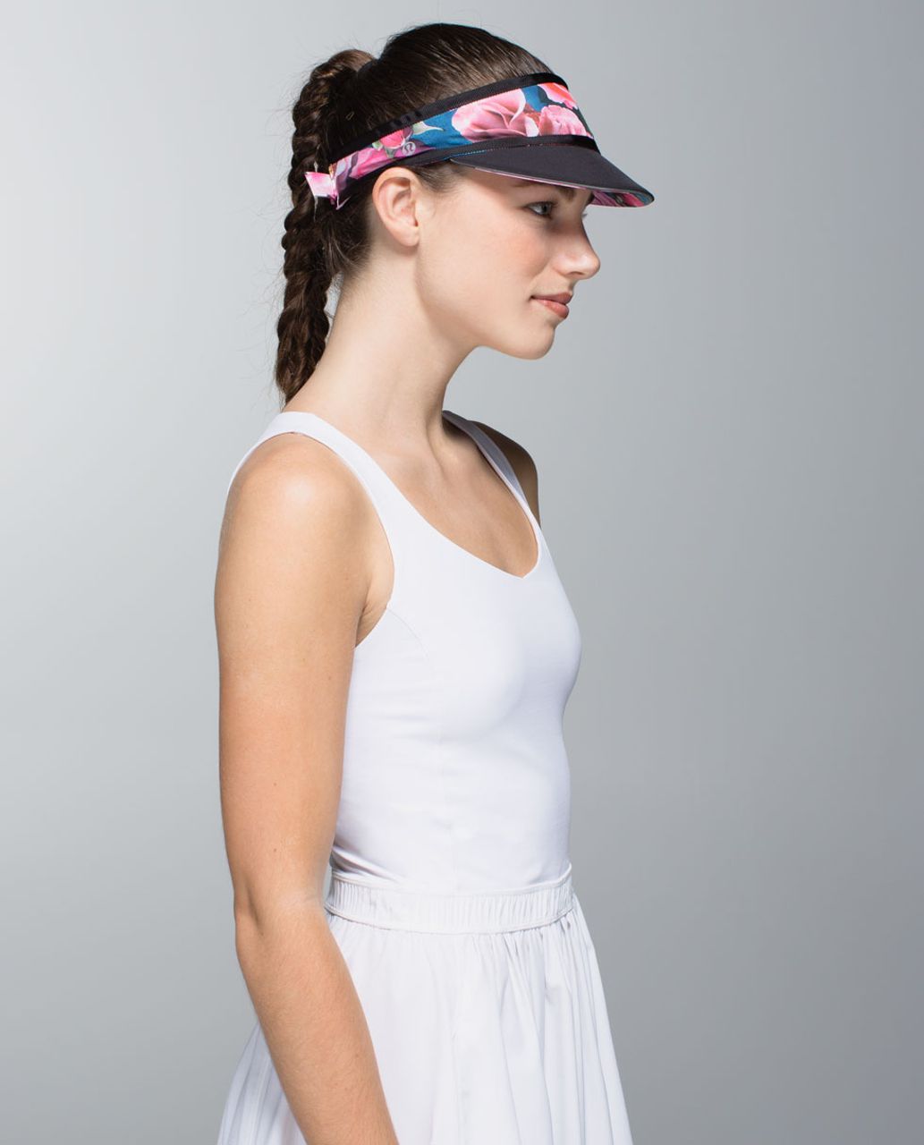 Lululemon Perfect Pace Visor - Secret Garden / Black