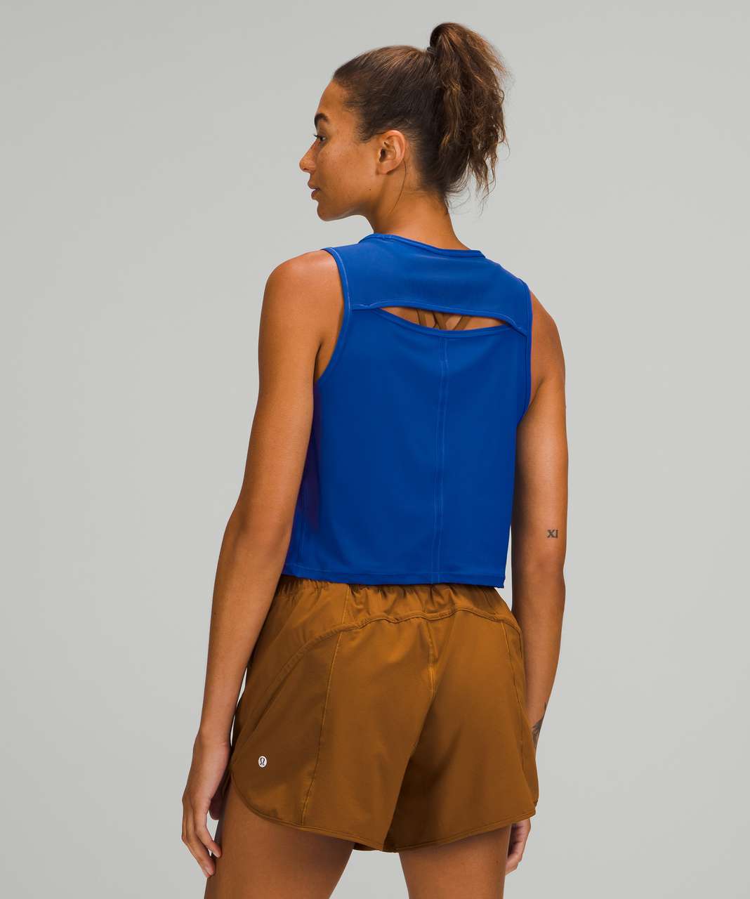 Lululemon Sculpt Tank Top *Cropped - Symphony Blue - lulu fanatics