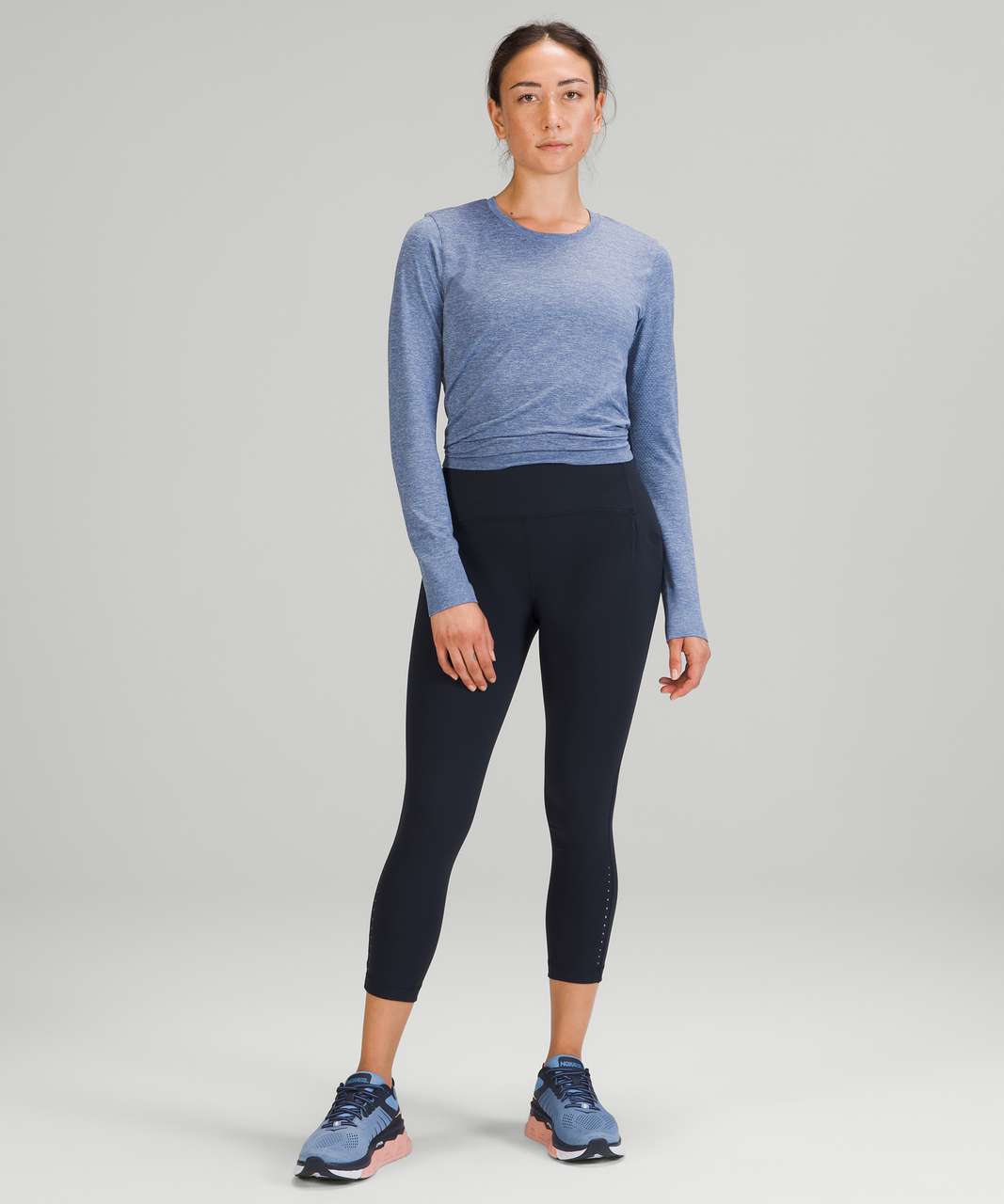 Lululemon Swift Speed High-Rise Crop 23 - Teal Lagoon - lulu fanatics