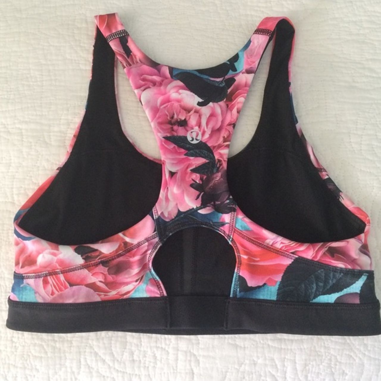 Lululemon Electric & Rose Womens Sports Bra Tank Top Black Pink Medium -  Shop Linda's Stuff