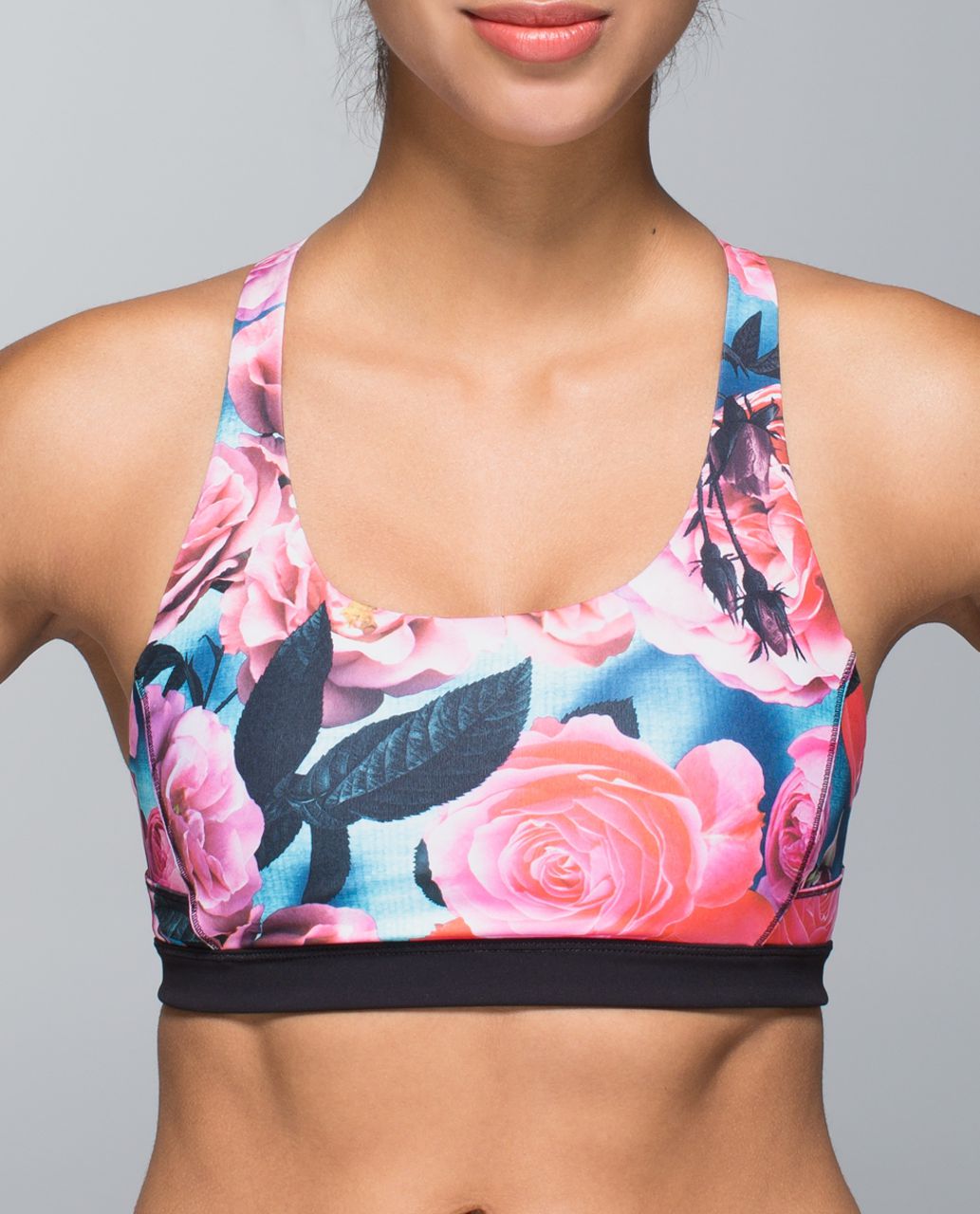 Lululemon Top Speed Bra - Secret Garden - lulu fanatics