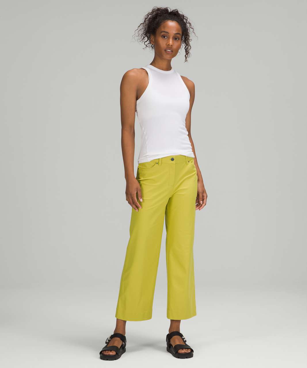 City Sleek 5 Pocket Wide Leg High Rise Pant