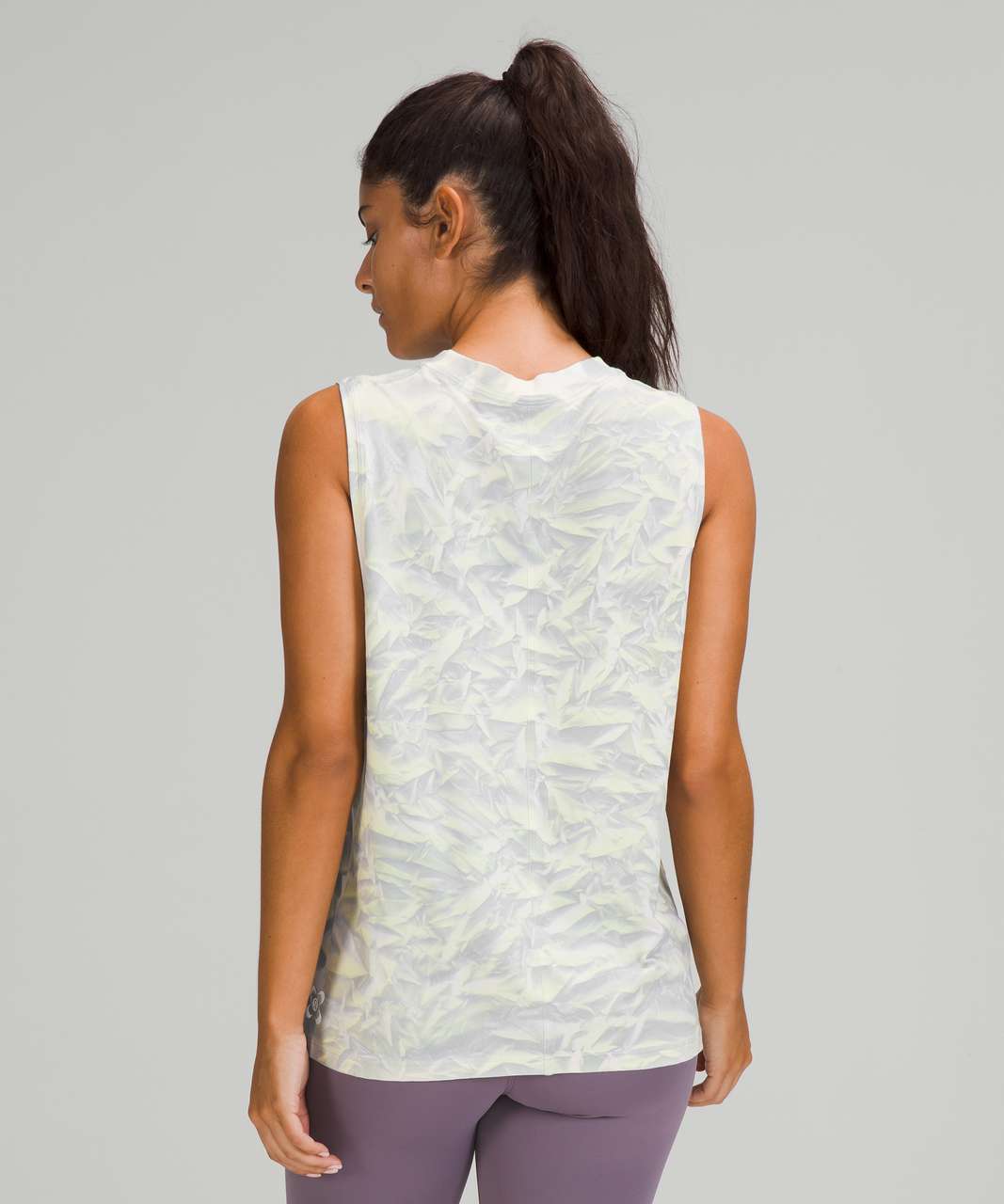 Lululemon SeaWheeze All Yours Tank Top - Origami Wash Clear Mint Rhino Grey