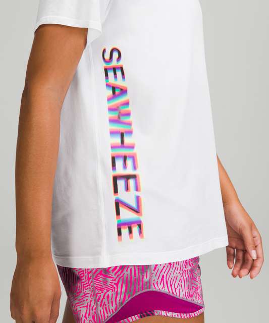 Lululemon SeaWheeze All Yours Short Sleeve T-Shirt - Raspberry Glo Light -  lulu fanatics