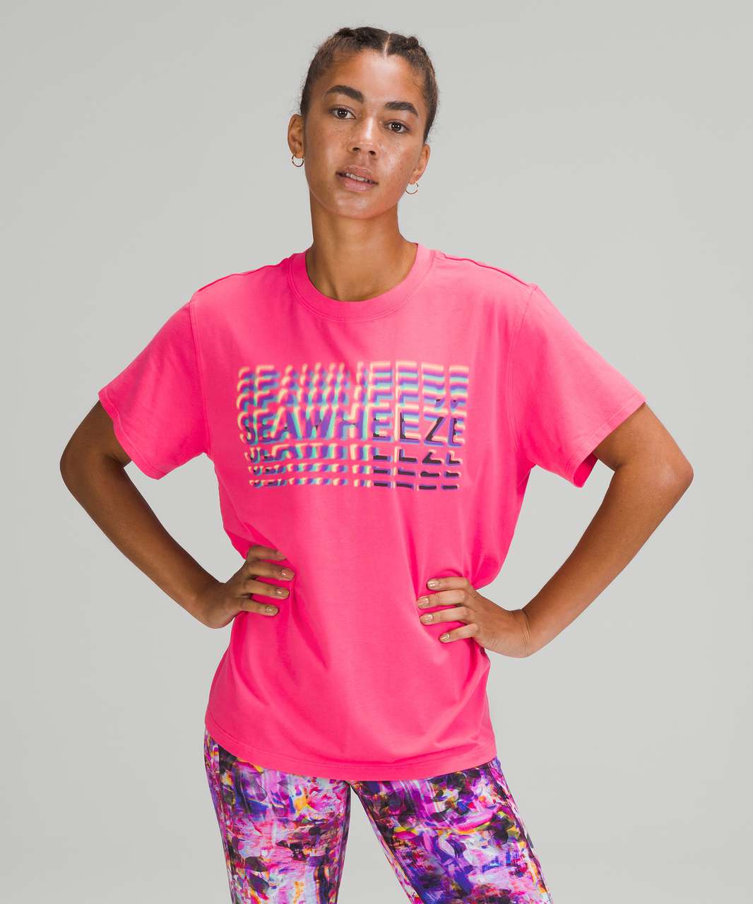 Lululemon SeaWheeze All Yours Short Sleeve T-Shirt - Raspberry Glo Light