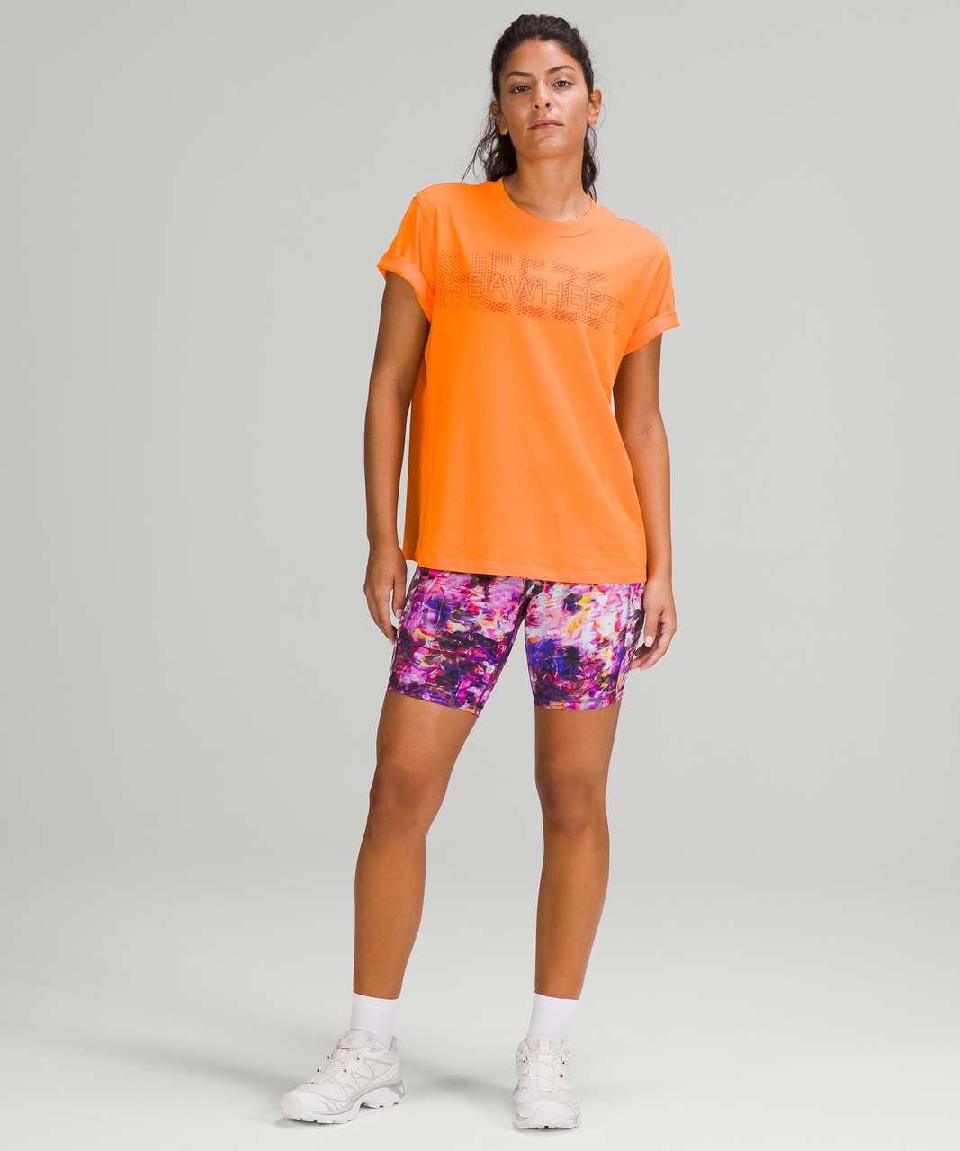 Lululemon SeaWheeze All Yours Short Sleeve T-Shirt - Orange Soda