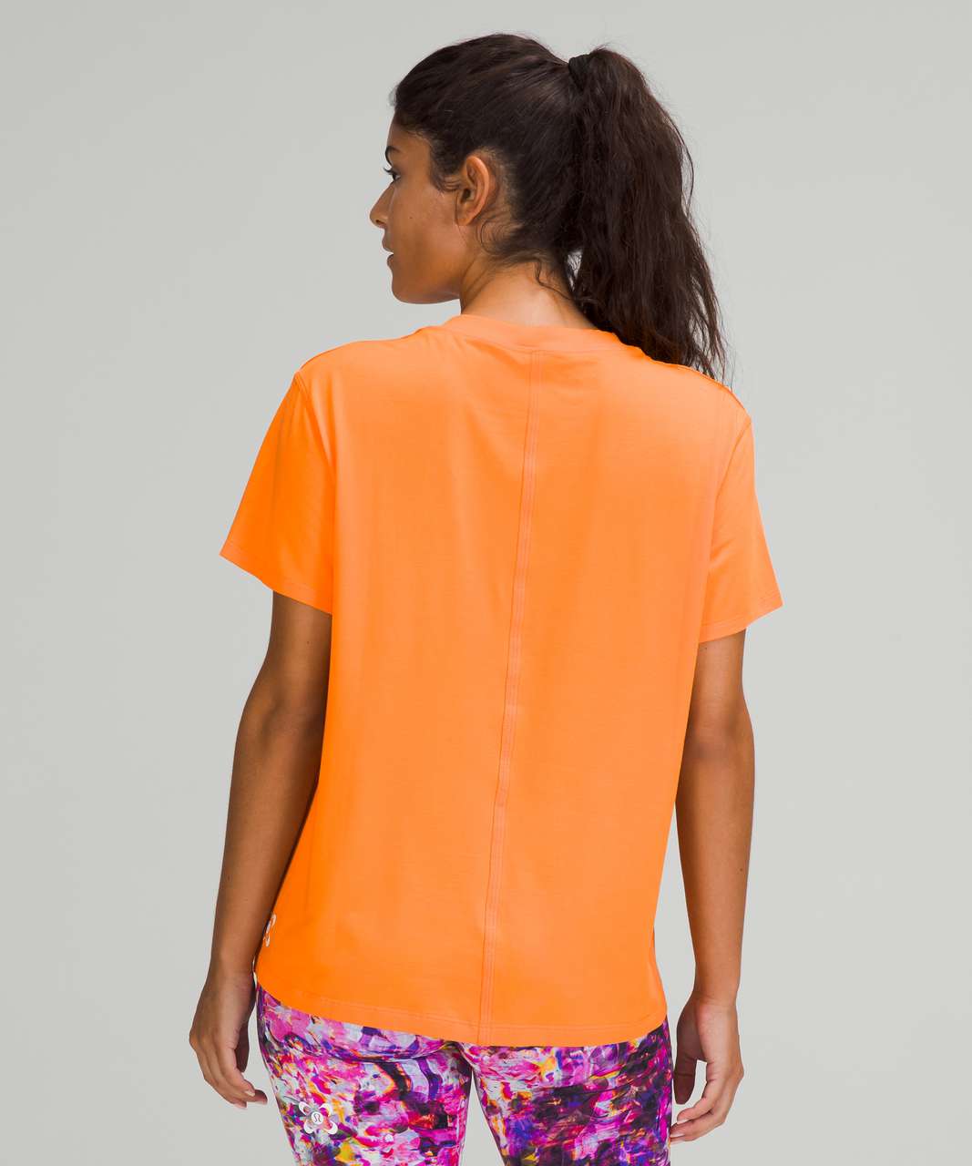 Lululemon SeaWheeze All Yours Short Sleeve T-Shirt - Orange Soda