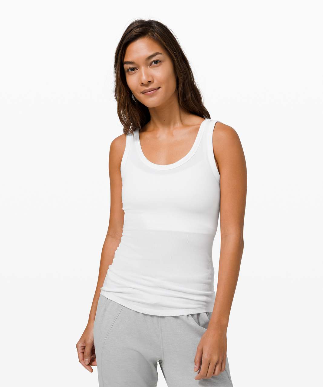 Lululemon Hold Tight Scoop Neck Tank Top - White (First Release)