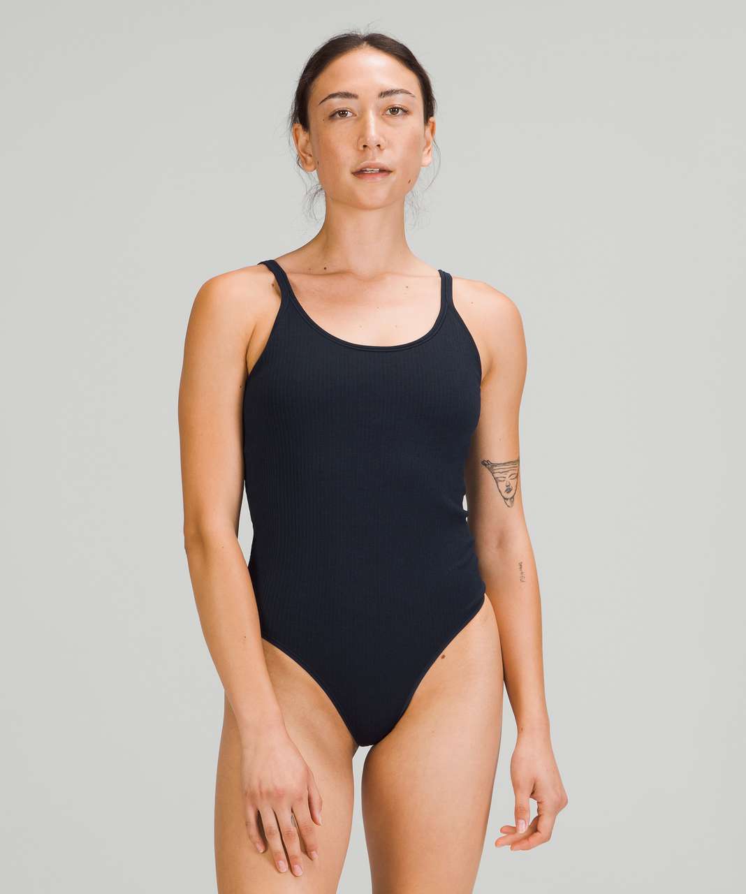 Lululemon Ebb to Street Bodysuit Pink Lychee