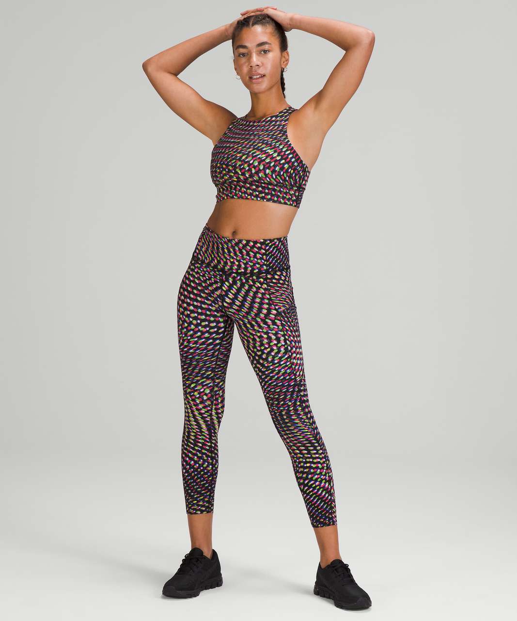 Lululemon SeaWheeze Fast and Free High-Rise Tight 25" - To The Beat Raspberry Multi