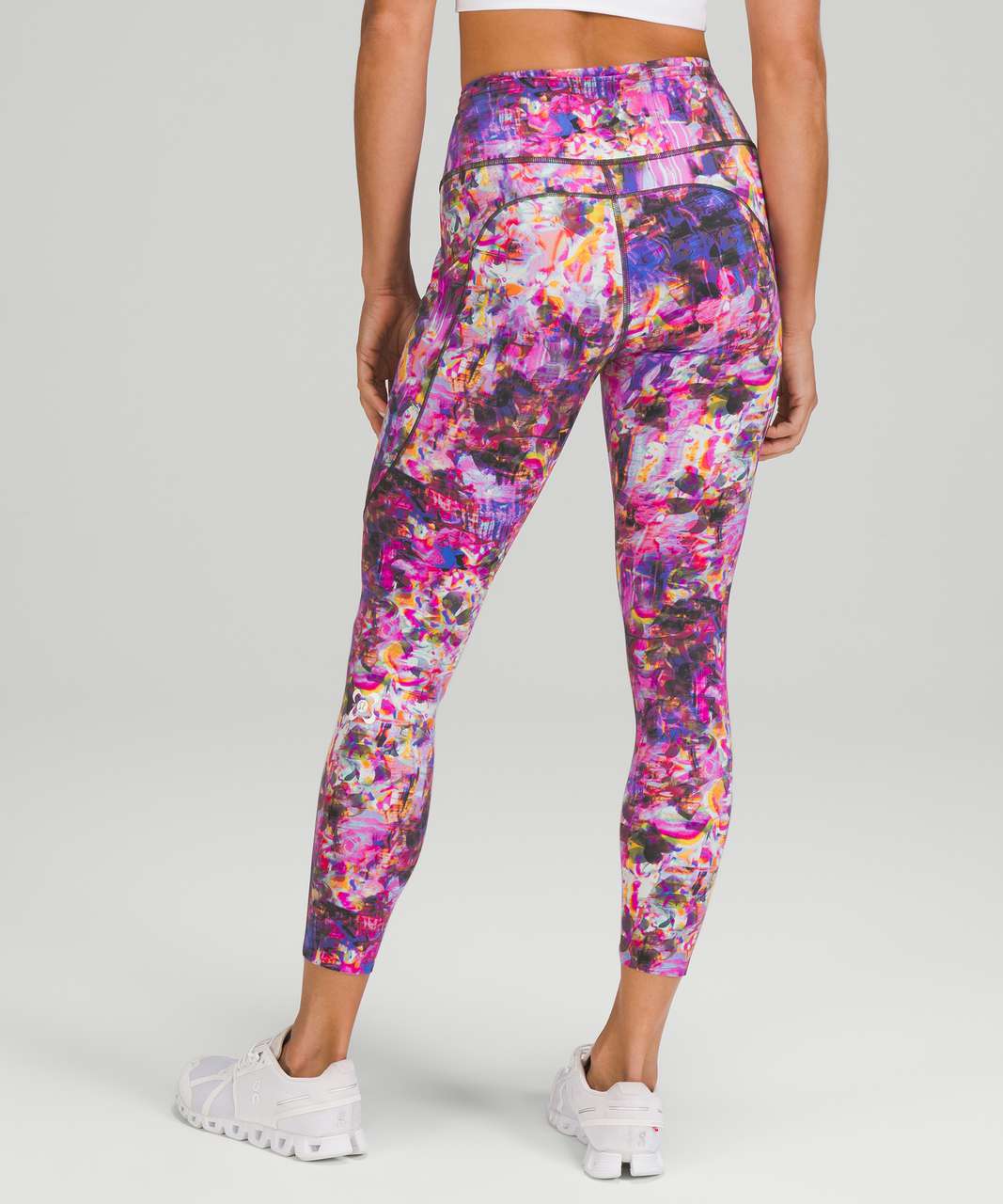 Lululemon Fast and Free High-Rise Tight 25 - Magenta Purple - lulu fanatics