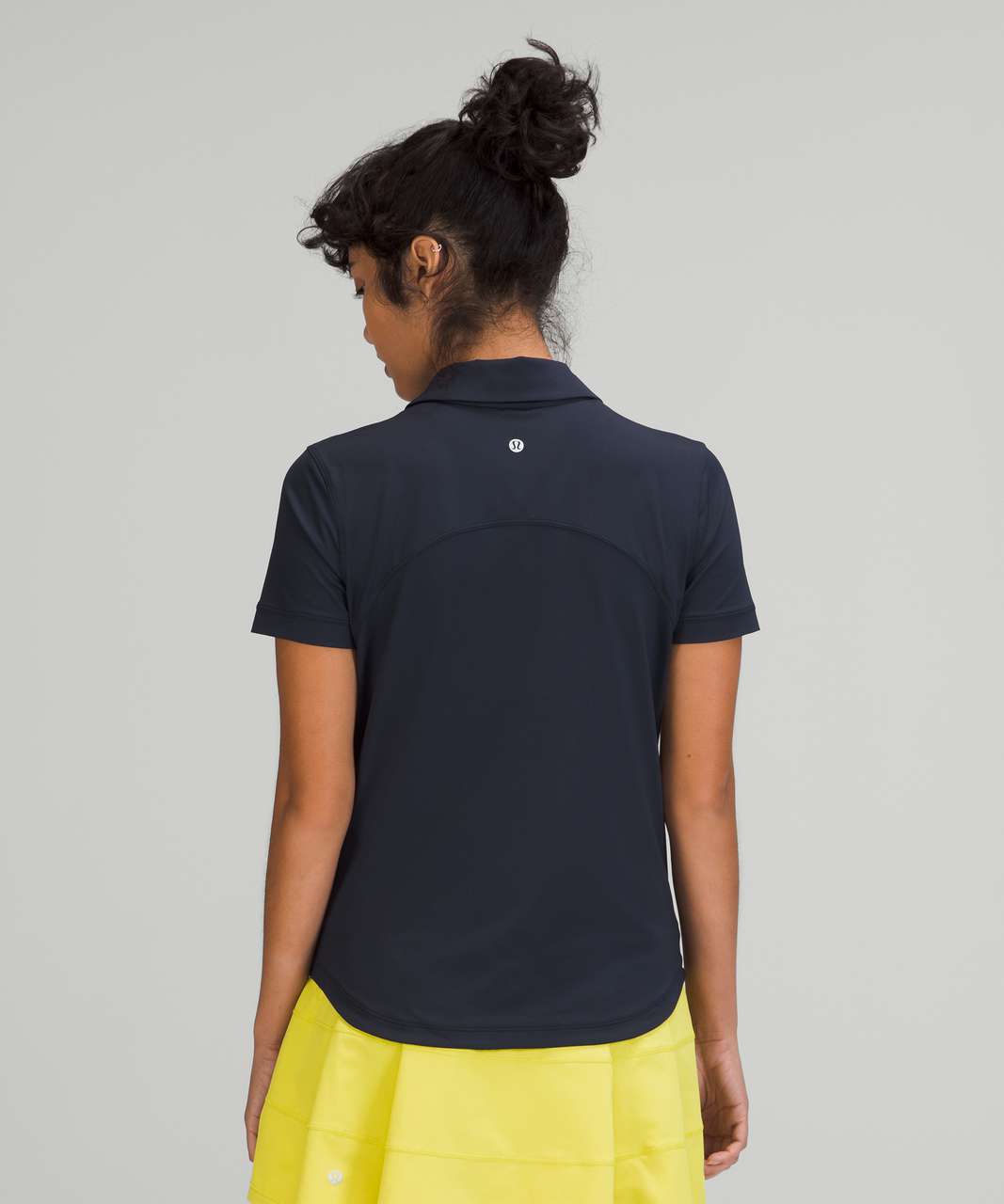 Lululemon Quick-Drying Short Sleeve Polo Shirt - True Navy