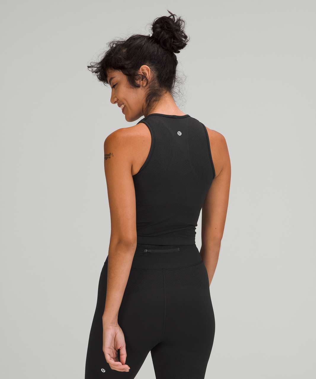 Lululemon For the Chill of It Crop Tank - Black