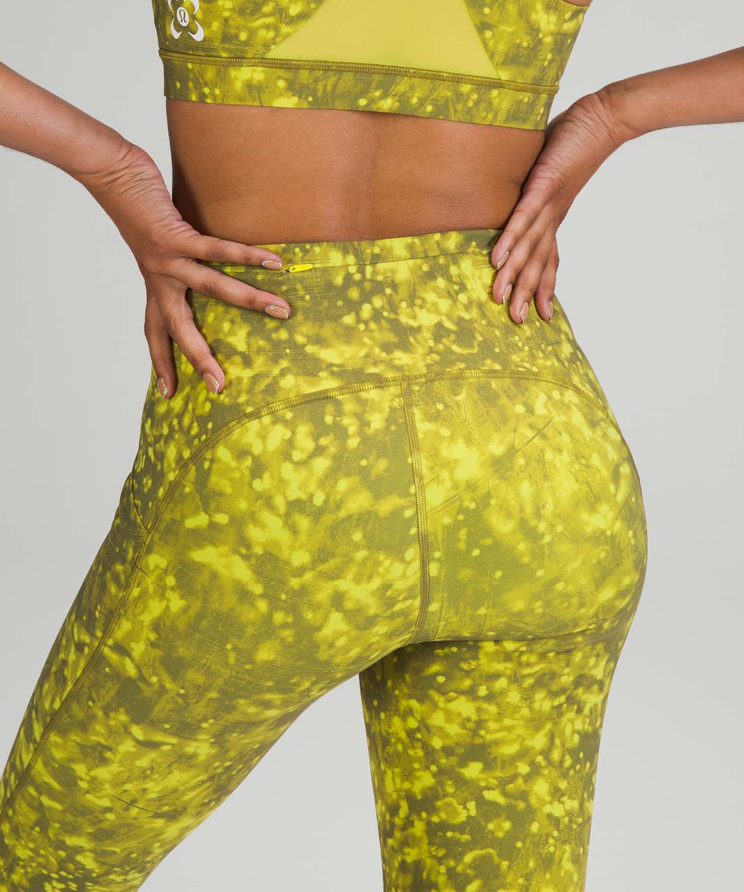 Lululemon Seawheeze Swift Speed High-Rise Tight 28" - Last Sparks Yellow Serpentine Multi