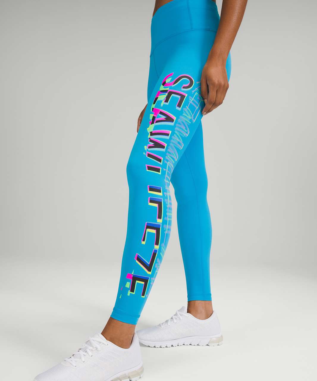 Lululemon Seawheeze Speed Wunder Mid-Rise Tight 28 - Turquoise