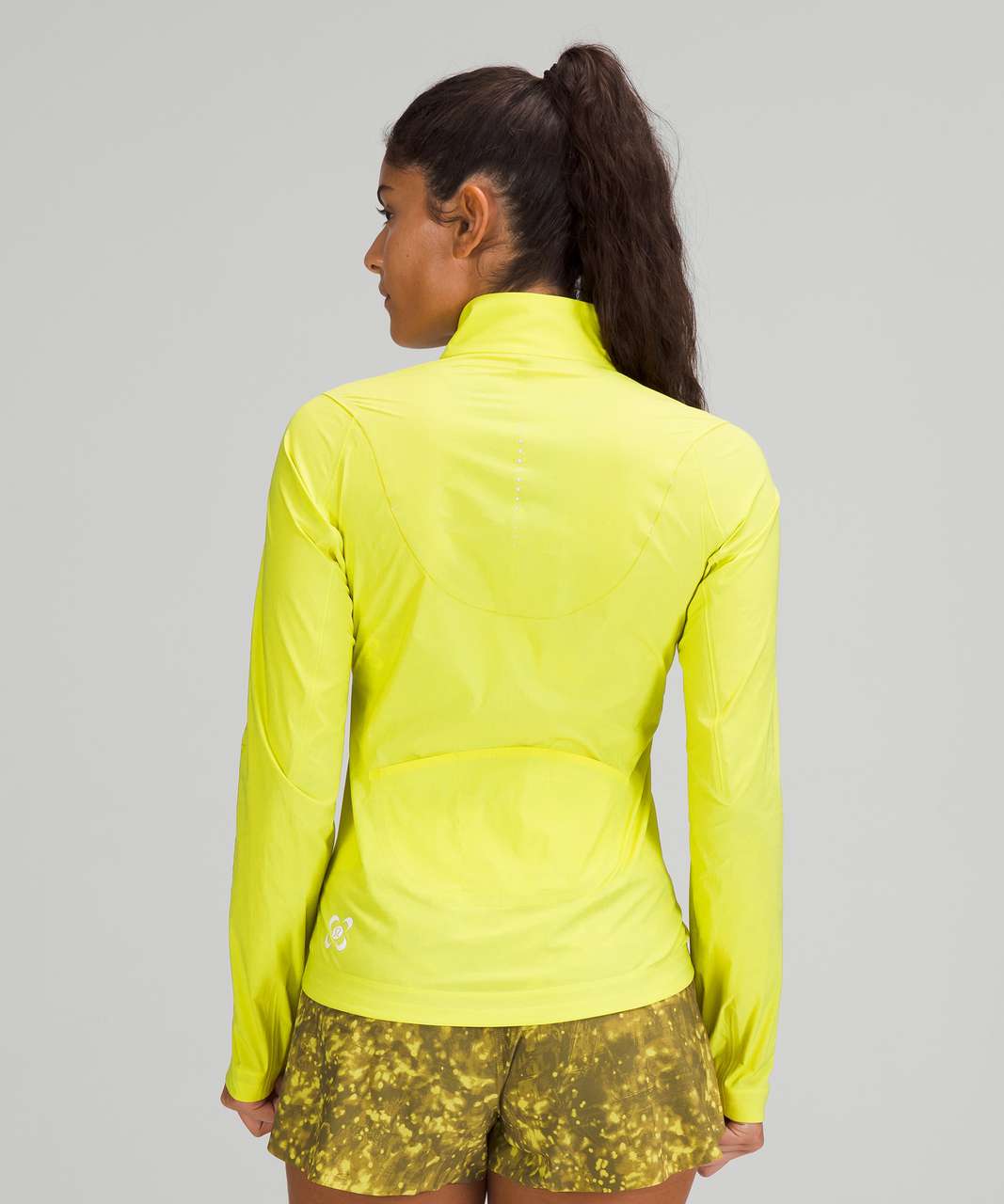 Lululemon SeaWheeze Fast and Free Windbreaker - Yellow Serpentine