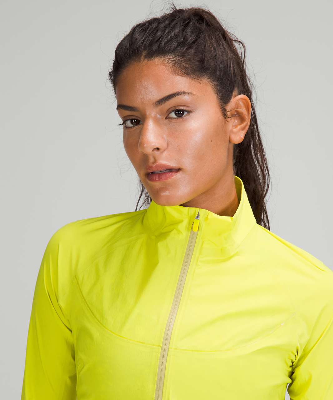 Lululemon SeaWheeze Fast and Free Windbreaker - Yellow Serpentine