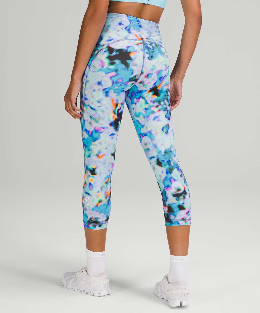 Lululemon Seawheeze Swift Speed High-Rise Crop 21 - Euphoria Multi - lulu  fanatics