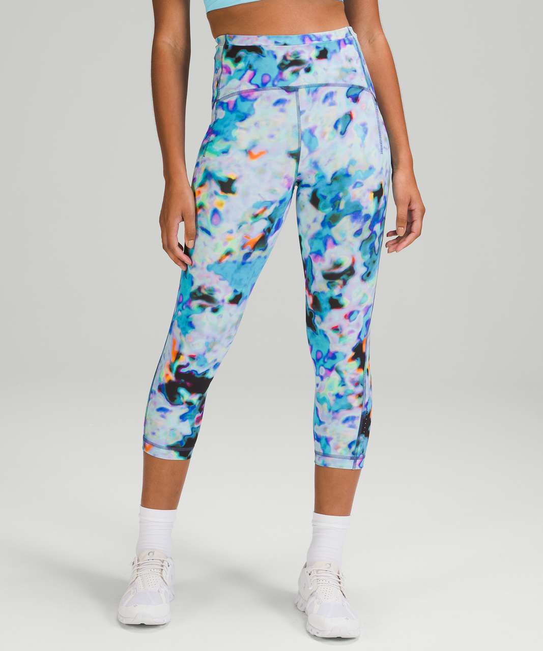 Lululemon Seawheeze Swift Speed High-Rise Crop 21" - Euphoria Multi