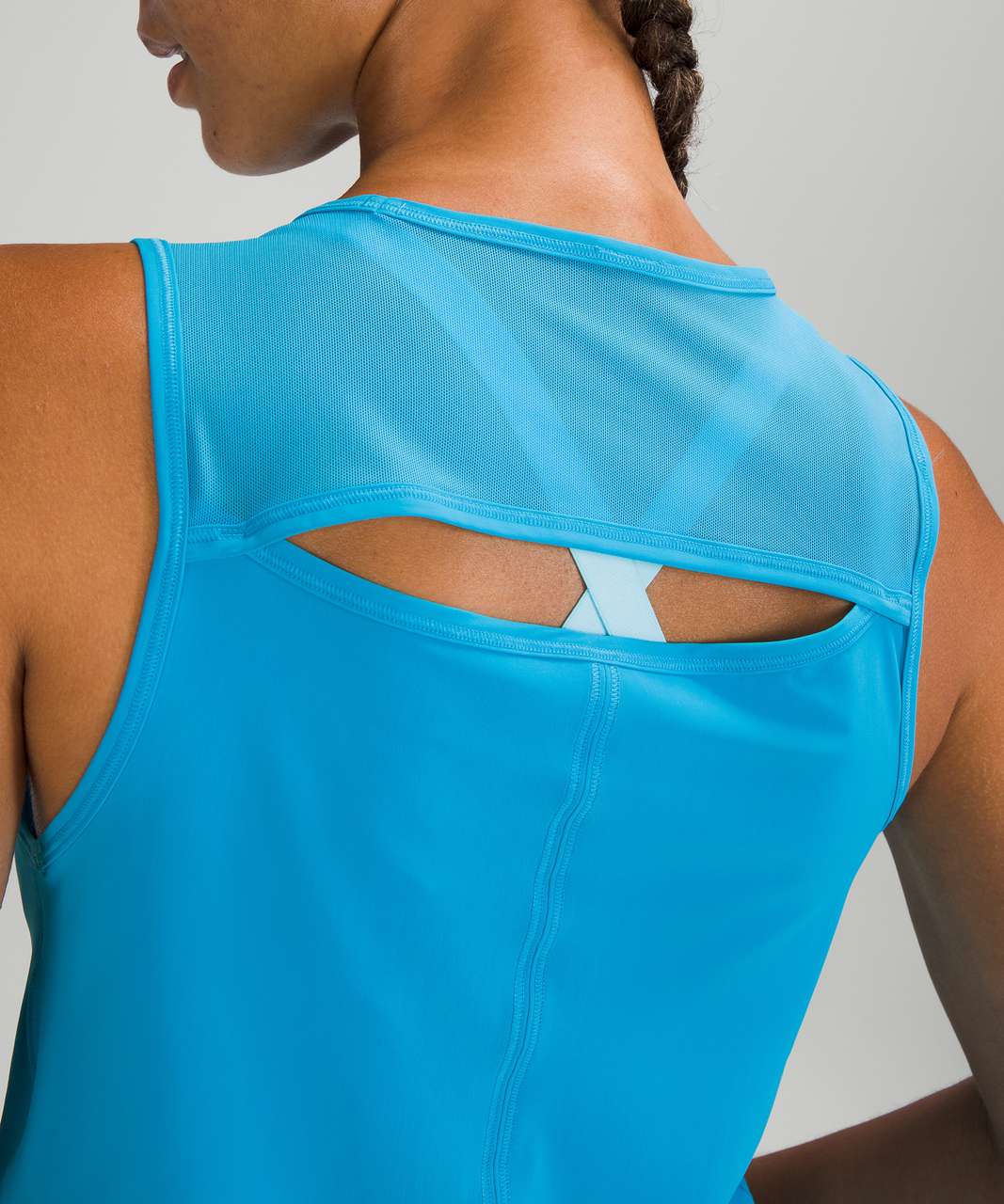 Lululemon SeaWheeze Sculpt Cropped Tank Top - Turquoise Tide