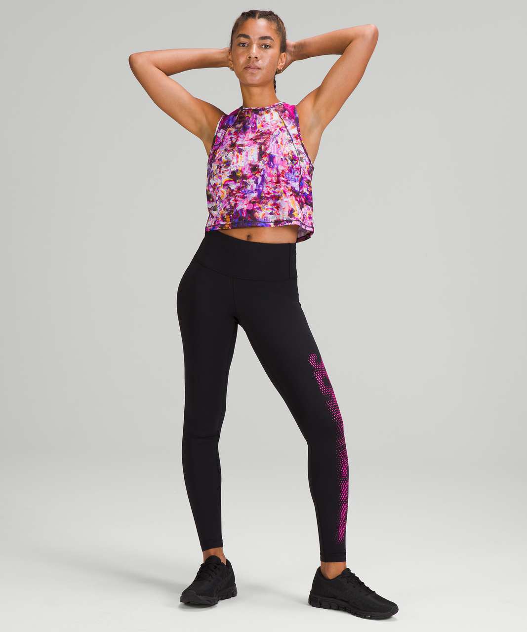 Lululemon SeaWheeze Sculpt Cropped Tank Top - Flash Floral Multi