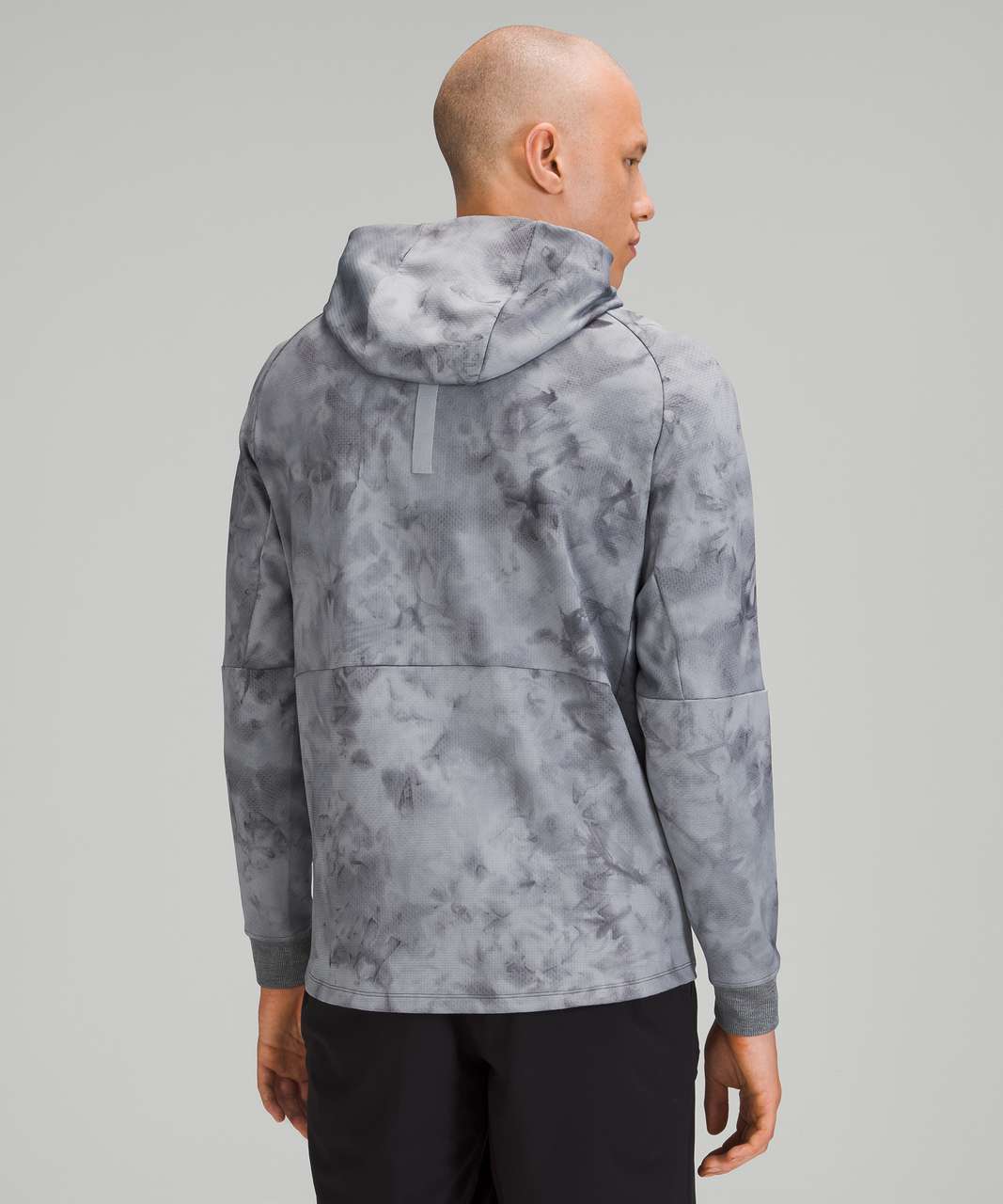 Lululemon Textured Tech Hoodie - Diamond Dye Rhino Grey Anchor