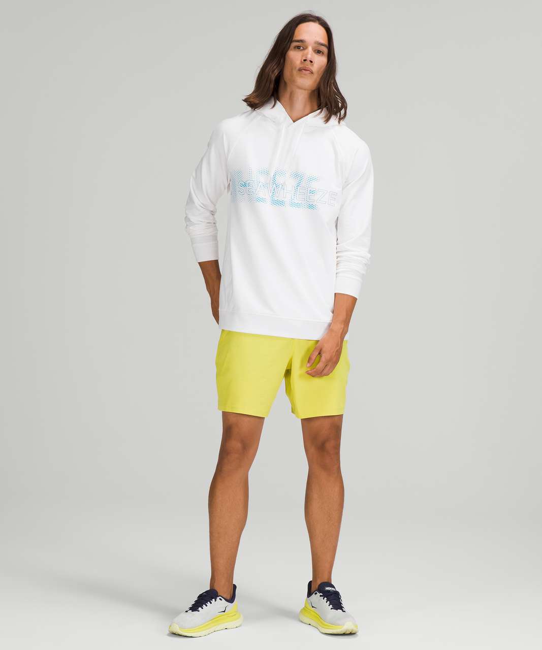 Lululemon SeaWheeze City Sweat Pullover Hoodie - White