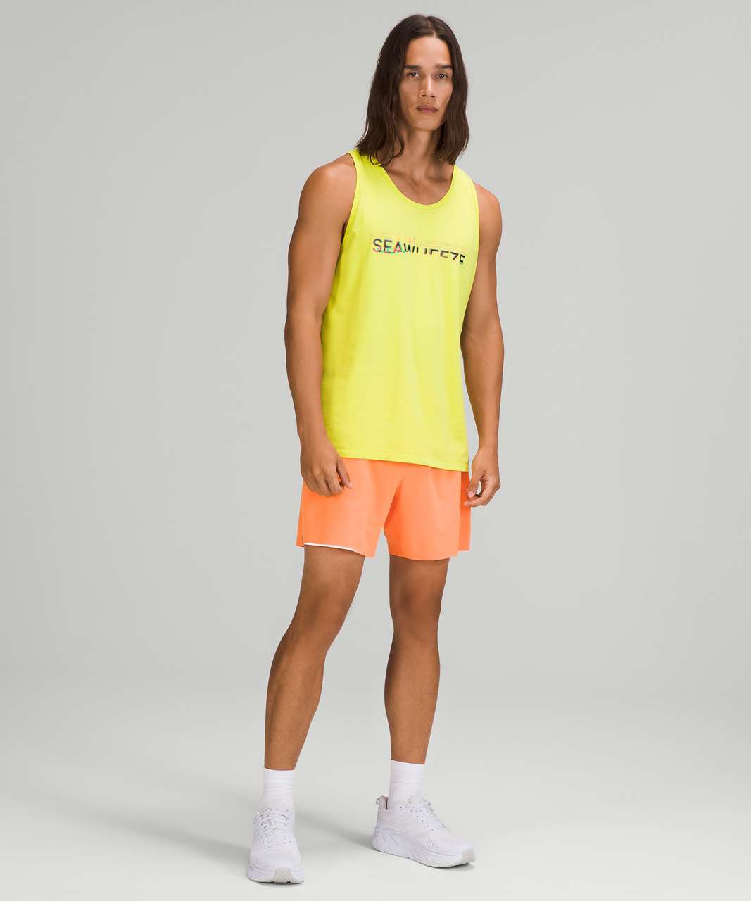 Lululemon Seawheeze The Fundamental Tank Top - Yellow Serpentine