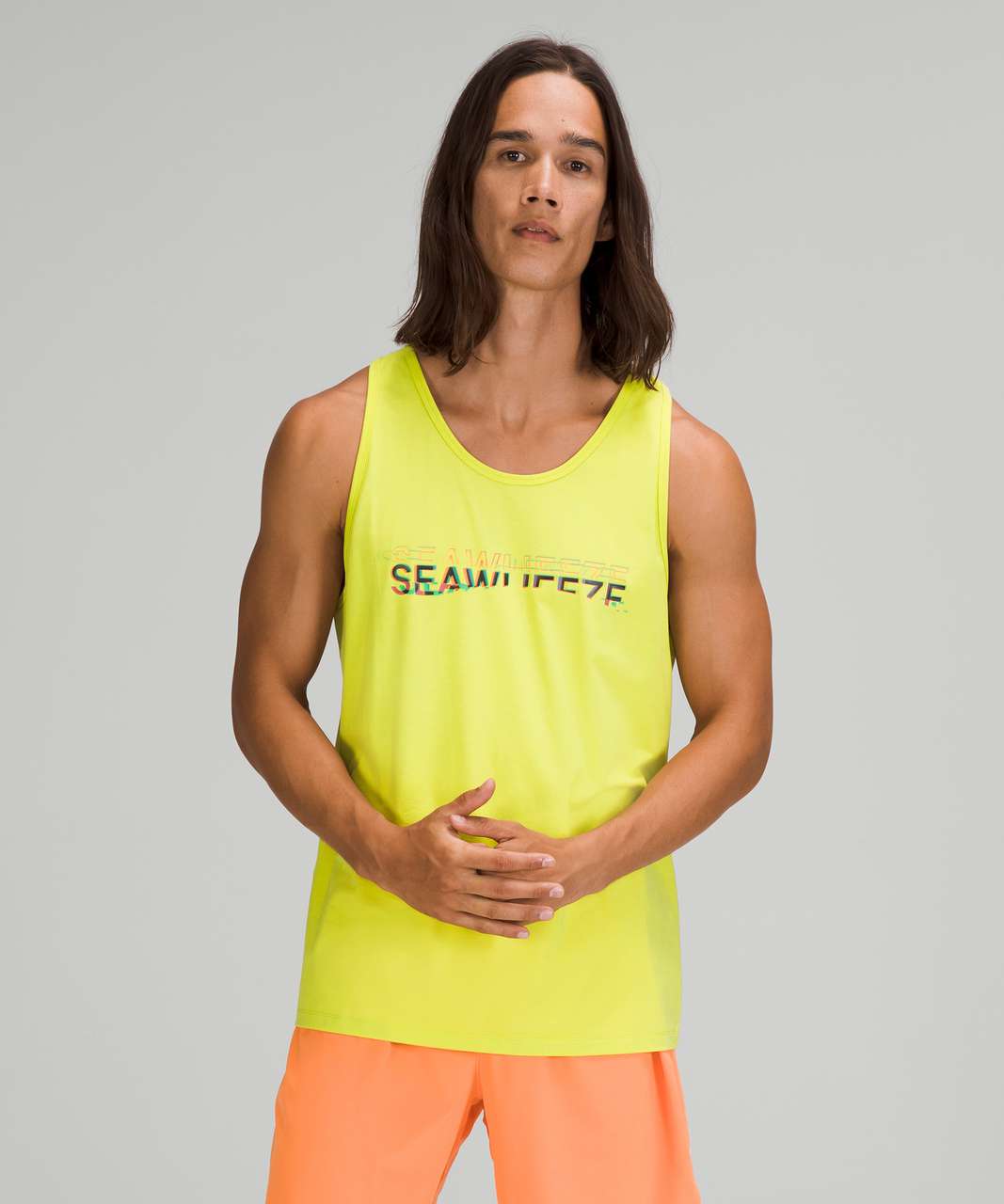 Lululemon Seawheeze The Fundamental Tank Top - Yellow Serpentine