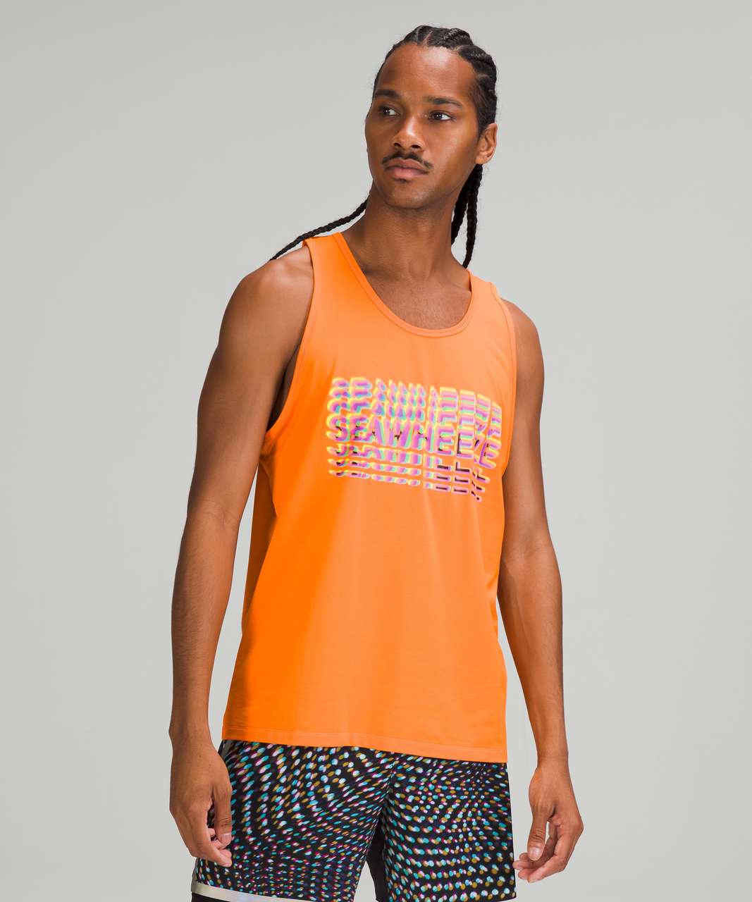 Lululemon Seawheeze The Fundamental Tank Top - Orange Soda