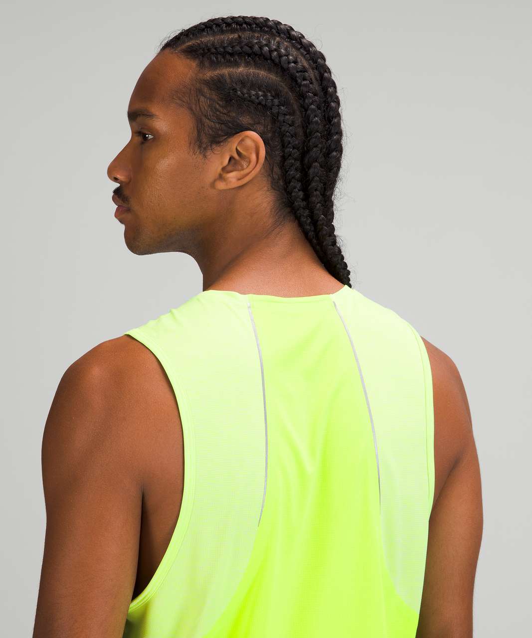 Lululemon Seawheeze Fast and Free Tank Top - Heathered Absinthe / Absinthe