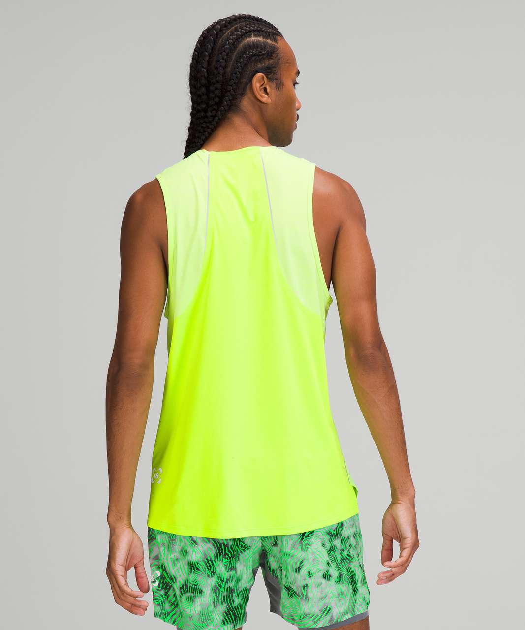 Lululemon Seawheeze Fast and Free Tank Top - Heathered Absinthe / Absinthe