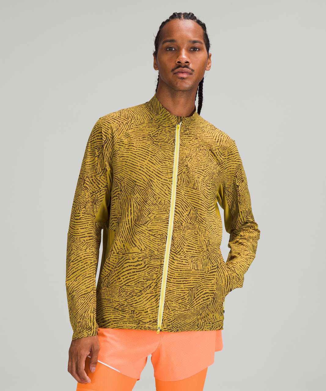 Lululemon SeaWheeze Fast and Free Jacket - After Dusk Auric Gold Multi