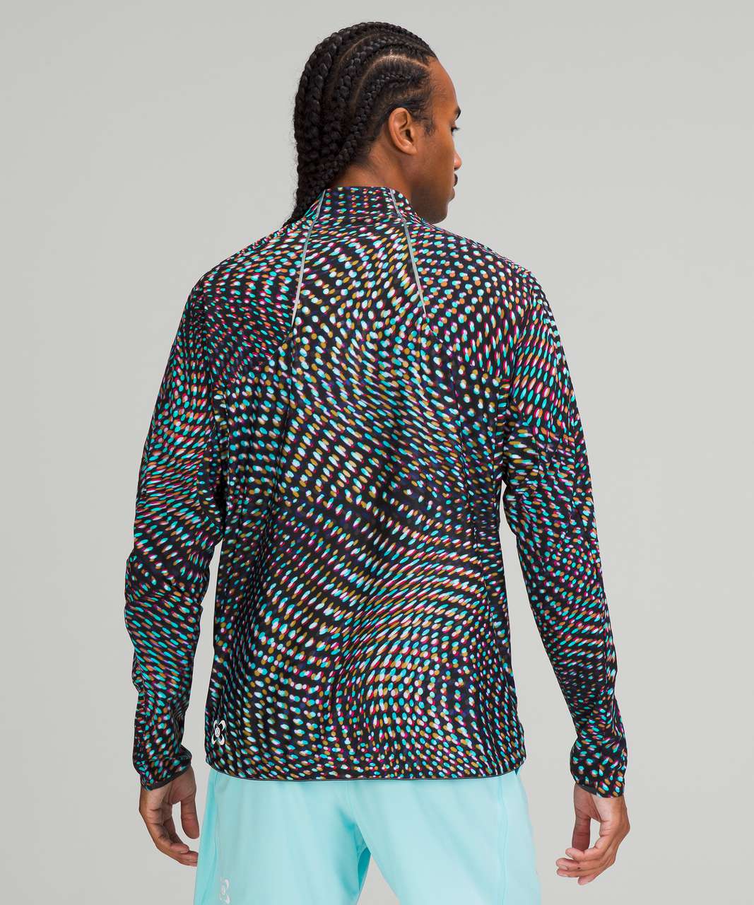 Lululemon SeaWheeze Fast and Free Jacket - To The Beat Cyan Multi