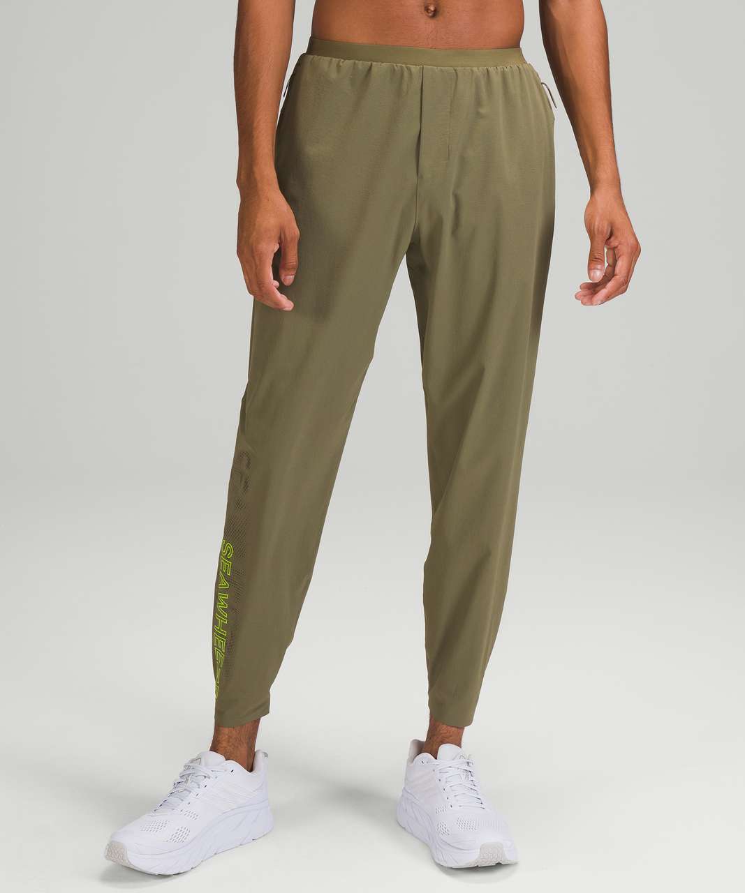 Lululemon License to Train Pant - Green Twill - lulu fanatics