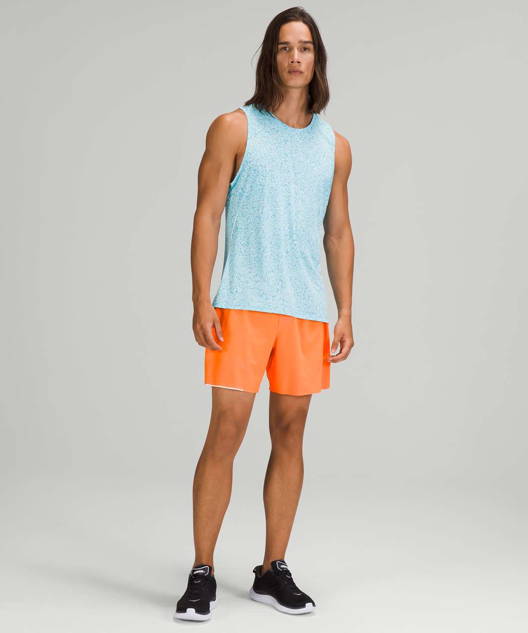 Lululemon SeaWheeze Surge Lined Short 6 - Orange Soda - lulu fanatics