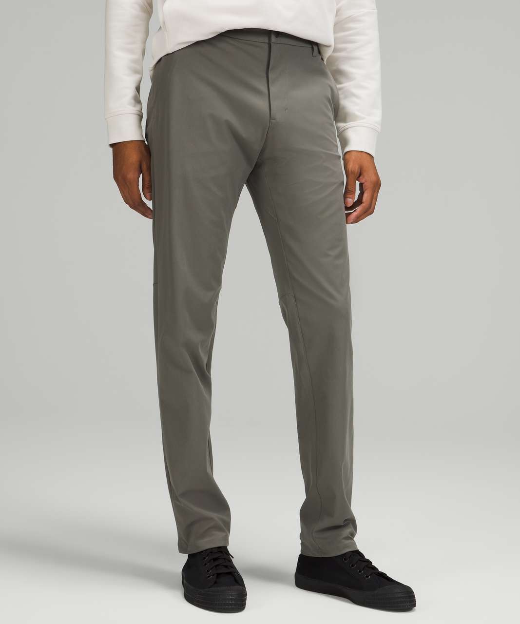 Cheapest Lululemon Trousers Online Canada - Grey Sage Commission  Classic-Fit Pant 37 Warpstreme Online Only Mens