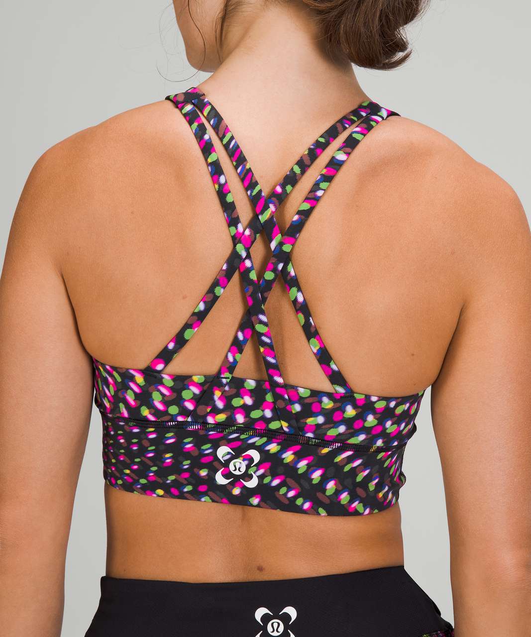 LULULEMON SeaWheeze ENERGY Bra HIGH NECK LONG LINE To The Beat